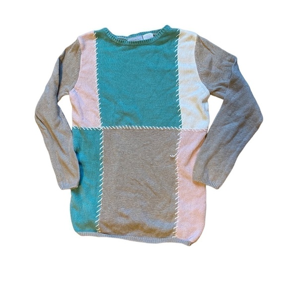 Blair Multicolored Long Sleeve Women’s Sweater Size Medium - Picture 1 of 3